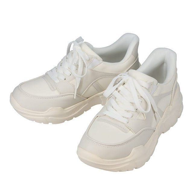 しまむら厚底スニーカー