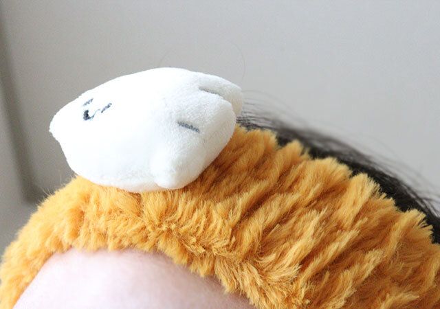 ダイソーのふわふわヘアバンド ナルト 点心