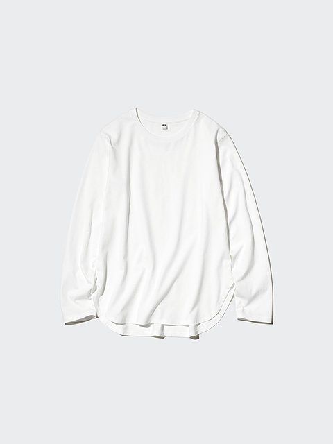 ユニクロのソフトコットンラウンドヘムT