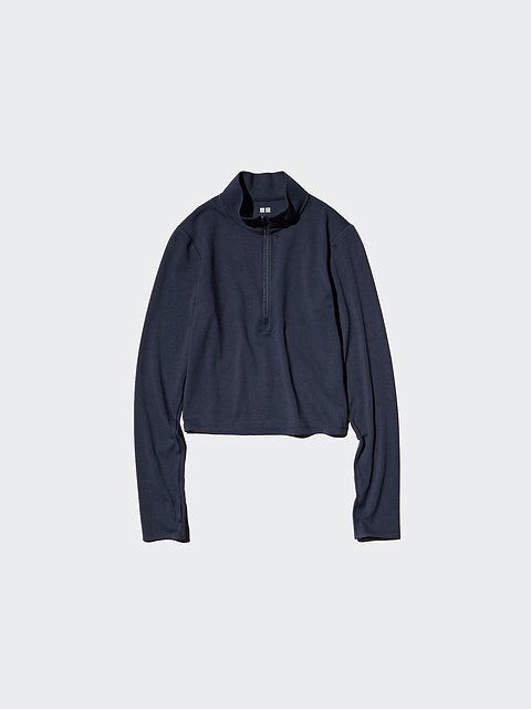 ユニクロのエアリズムソフトハーフジップT