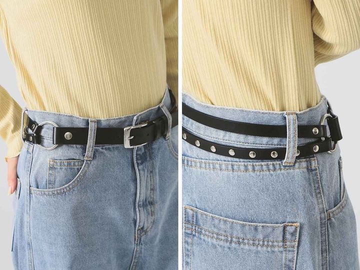 画像: 「ダブル レザー ベルト」￥8,580 出典：レイ ビームス