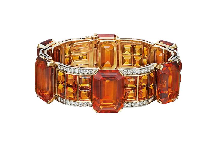 《ブレスレット》ゴールド、プラチナ、シトリン、ダイヤモンド 1940年頃 ブルガリ・ヘリテージ・コレクション