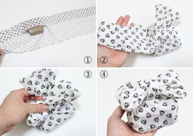 手ぬぐい（相撲単色） アレンジ手順