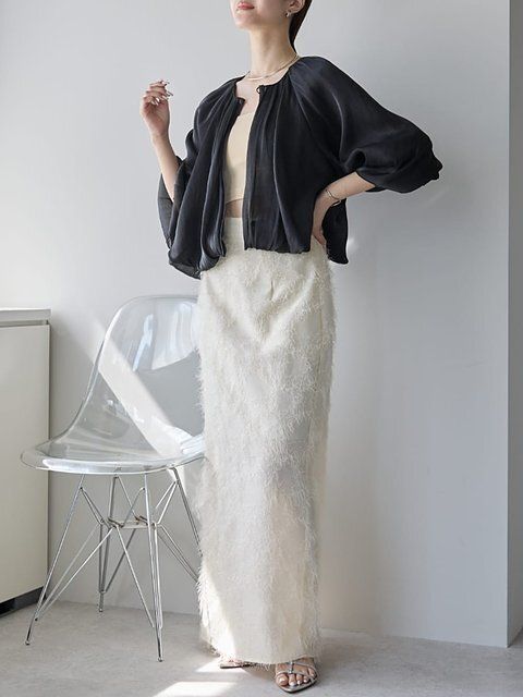 カーディガンコーデ1