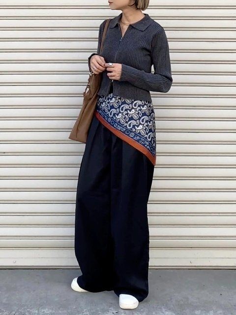 カーディガンコーデ4