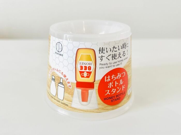 【セリア】逆さにして使うと→大正解♡ハチミツ好き必見〈超優秀カップ！？〉の正体とは