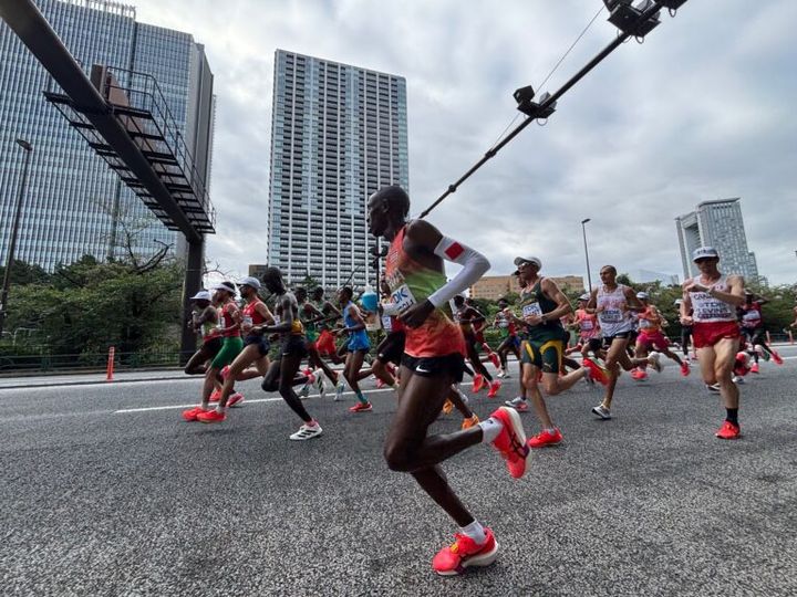 世界陸上のマラソン観戦