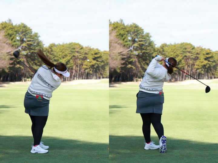 240ヤード飛ばす女子プロのスイングを解説！一瞬で出力を上げる方法とは？