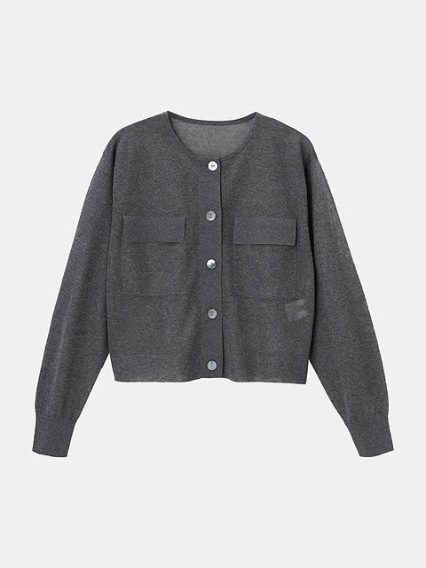 PLSTのシアーカーディガン