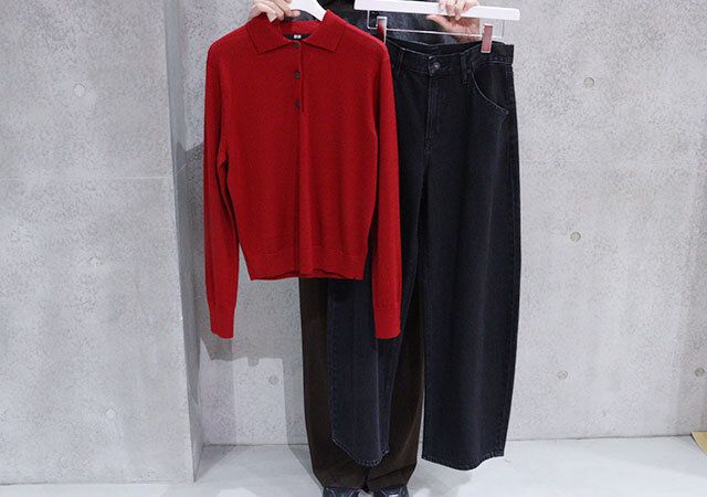 ユニクロのメリノポロセーター3