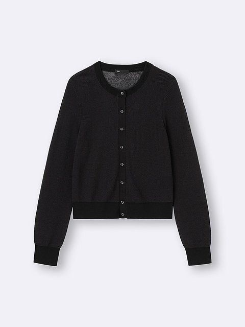GUのシアーカーディガン