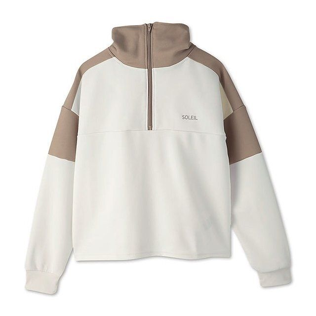 しまむら田中里奈コラボのハーフジッププルオーバー