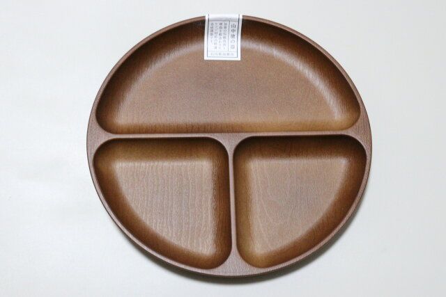 スタンダードプロダクツの木目ワンプレート（ブラウン）のパッケージ