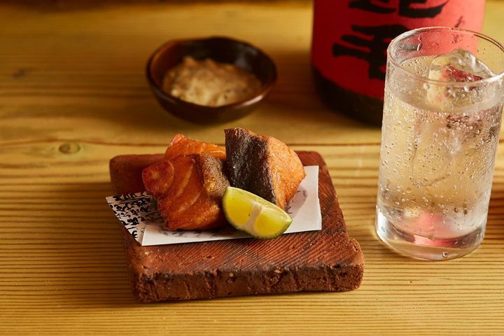 ふっくらした身が絶品の“サーモン竜田揚げ和風タルタルソース”