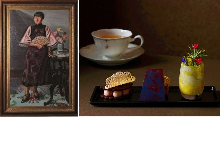 小出楢󠄀重「周秋蘭立像」