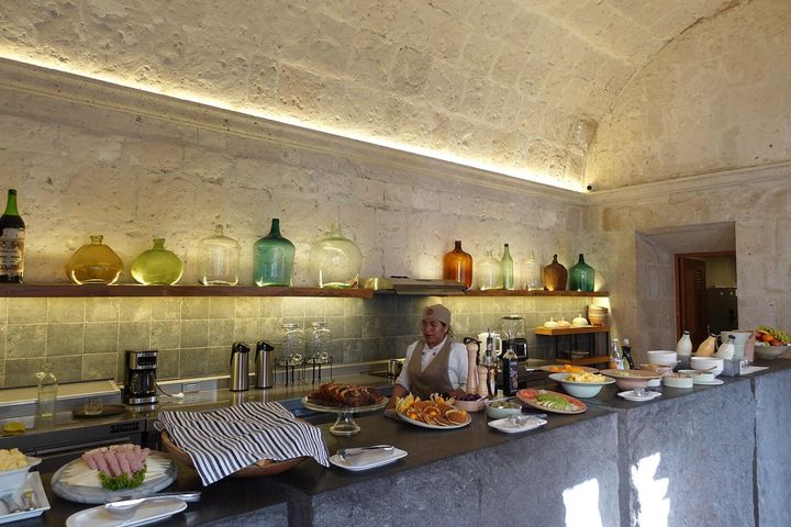 朝食ビュッフェ