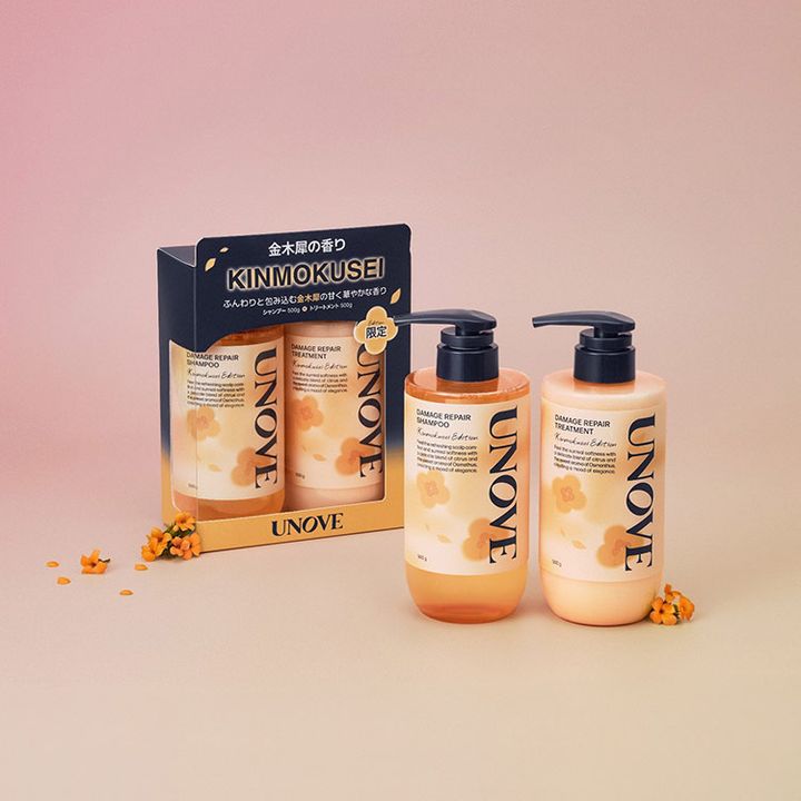 UNOVE キンモクセイ エディション ダメージリペアシャンプー＆トリートメント
