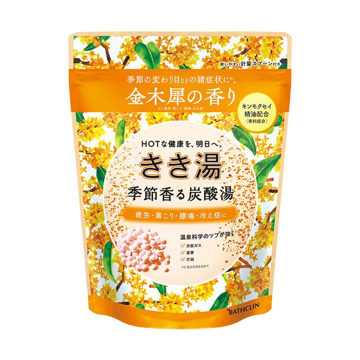 バスクリン きき湯 季節香る炭酸湯 金木犀の香り 