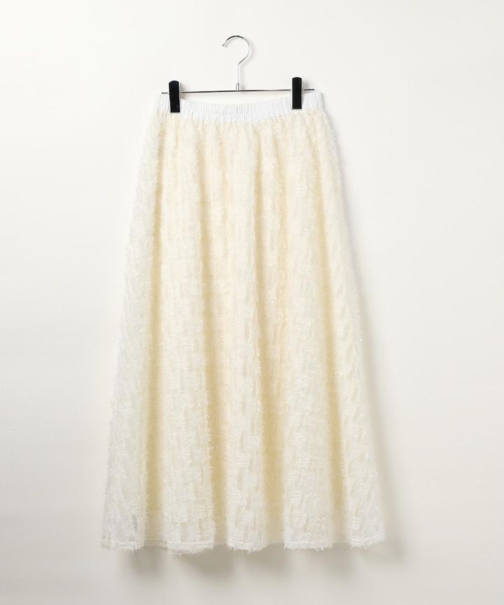 画像: ボリュームレーススカート（アイボリー）¥6,990（レプシィム） 出典：レプシィム