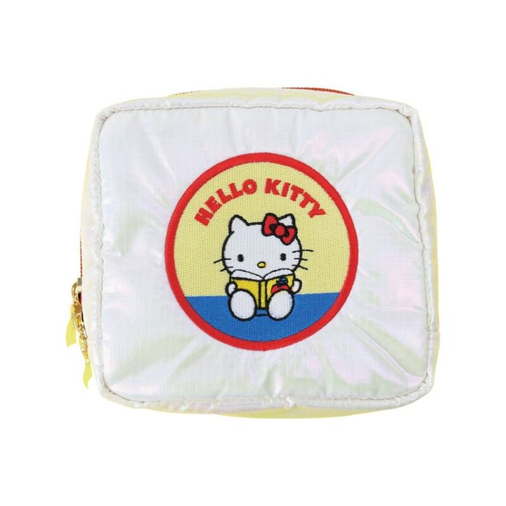 スクエアポーチ［H12×W13×D5］￥2,200（すべてサンスター文具）