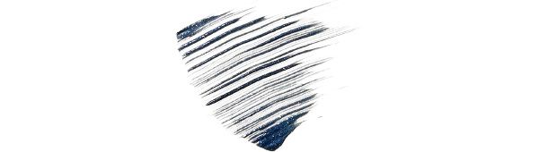 ブラックの液にブルーパールをブレンドしているから、ほどよいツヤ感も。