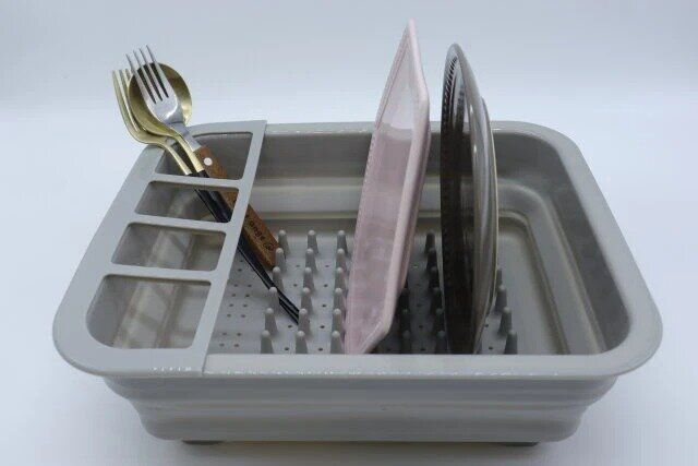 ダイソー 折りたためる水切りかご（30cm×25cm）