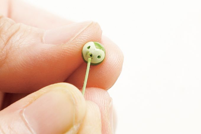 お散歩で遊ぼう♪ 秋の草花「フウセンカズラのさる」の作り方の画像4