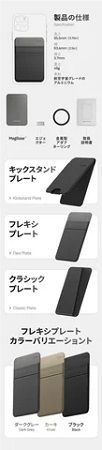 プレート着脱でカスタマイズできる次世代スマホウォレット「MagBase」が新登場！