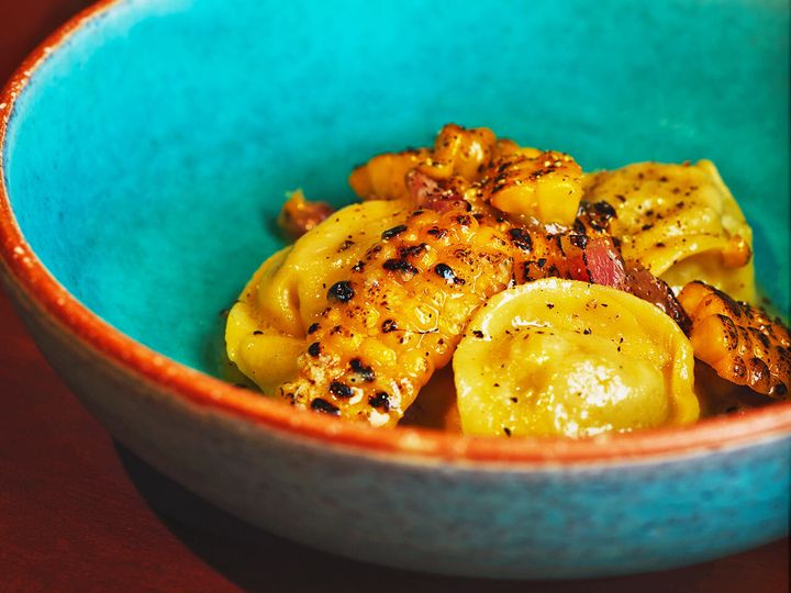 恵比寿『TiTi』の「とうもろこしのラビオリ」