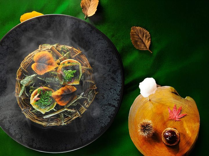 ディナープログラム「森羅のフィナーレ－Nature’s Finale」アミューズ