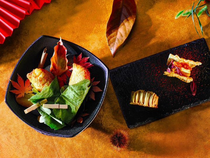 ランチプログラム「山海の序章－Sea & Mountain Prelude」アミューズ