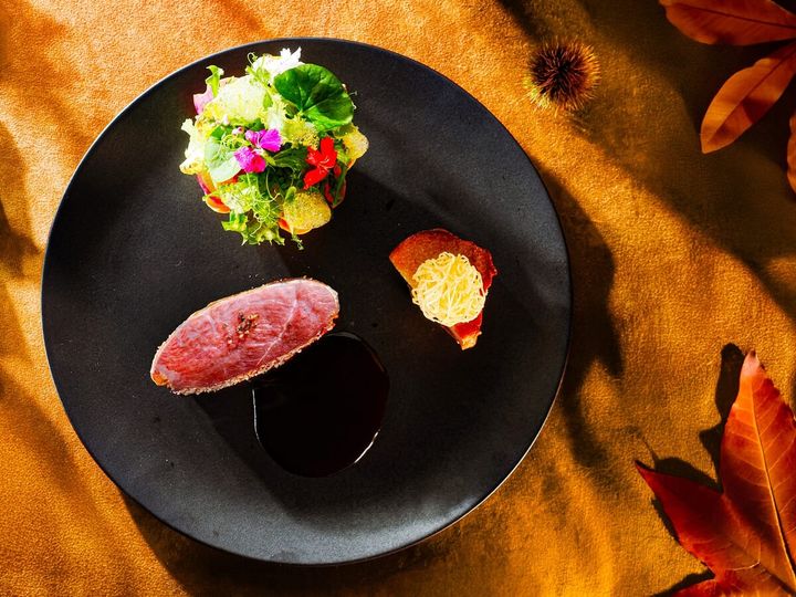 ランチプログラム「山海の序章－Sea & Mountain Prelude」肉料理