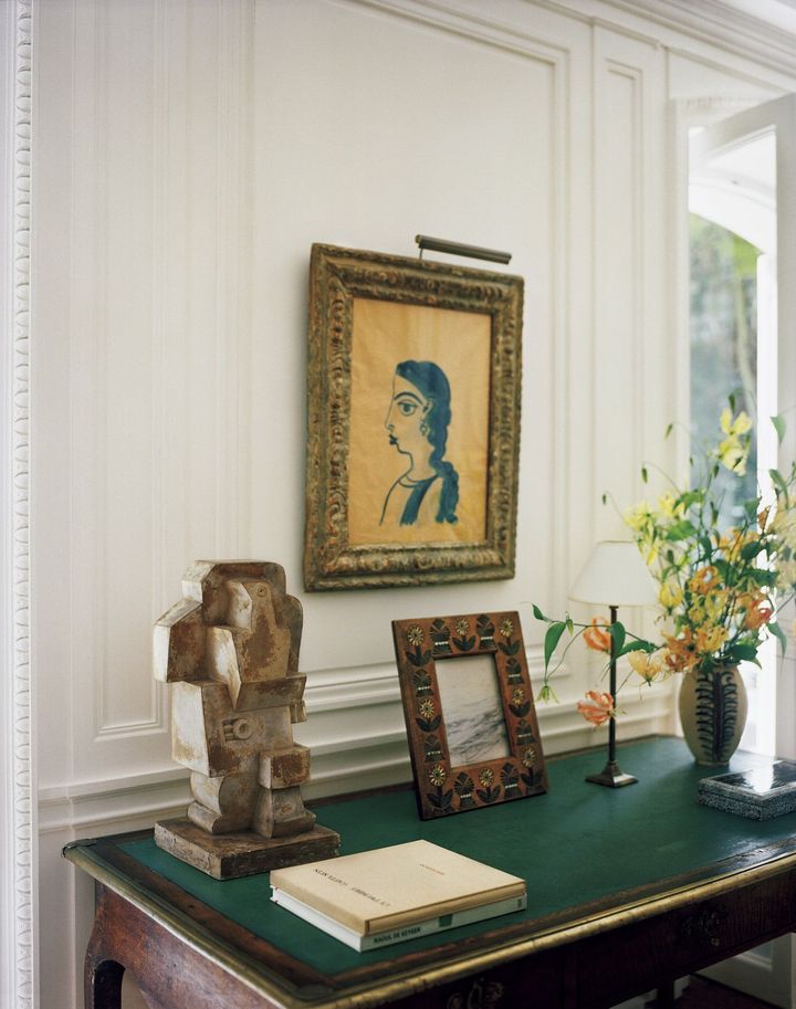 17世紀初頭の作者不詳の絵画。かつてトリーの友人のインテリアデザイナー、故ロバート・カイムが所有していたもの。