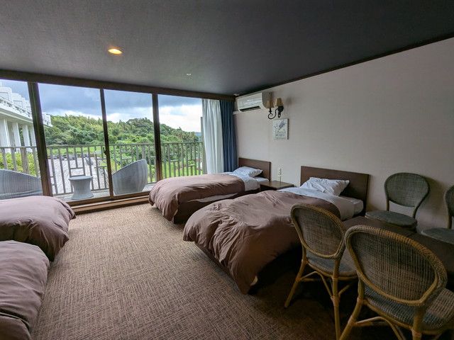 メゾネットタイプの客室