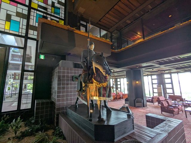 長崎・平戸にある「大江戸温泉物語 ホテル蘭風」のロビー