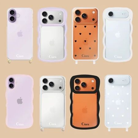 新型iPhone17対応のスマホケース、Ciaraから発売！ウェーブフレームクリアケースも