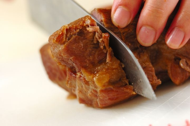 味しみしみ！豚ロース とゆで卵の煮ものの作り方5