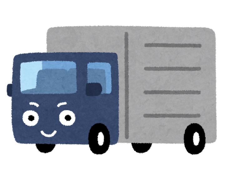 トラックのキャラクター | かわいいフリー素材集 いらすとや