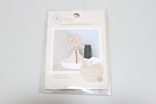 ウッドアロマフラワースタンド パッケージ
