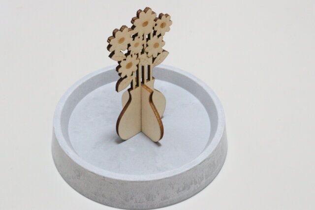 ウッドアロマフラワースタンド 受け皿