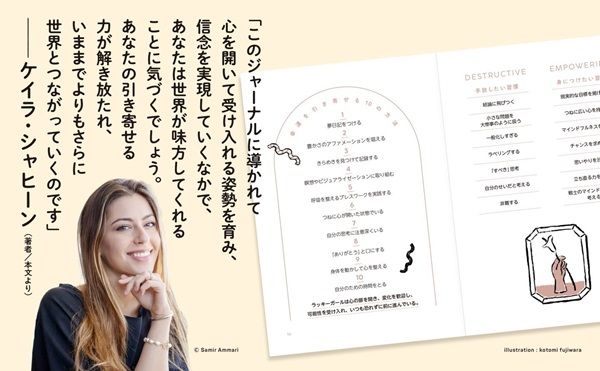 書籍『ラッキーガール・ジャーナル 幸せな人生への扉を開くレッスンノート』発売！