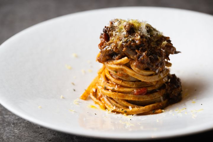 パスタ「牛テールのラグーソー ス」