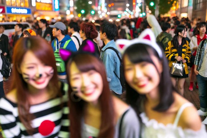 繁華街で楽しむスタイルから、ハロウィーンは変化を遂げている？ ※画像はイメージです