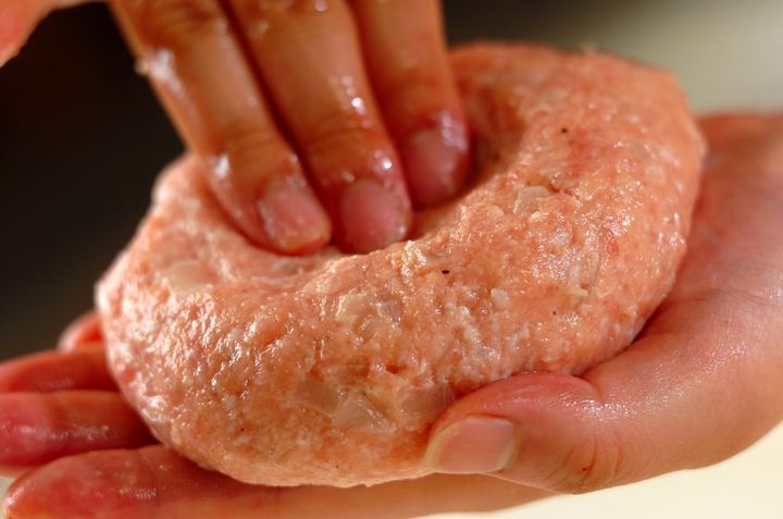 黄金比ソース！キノコのハンバーグの作り方2