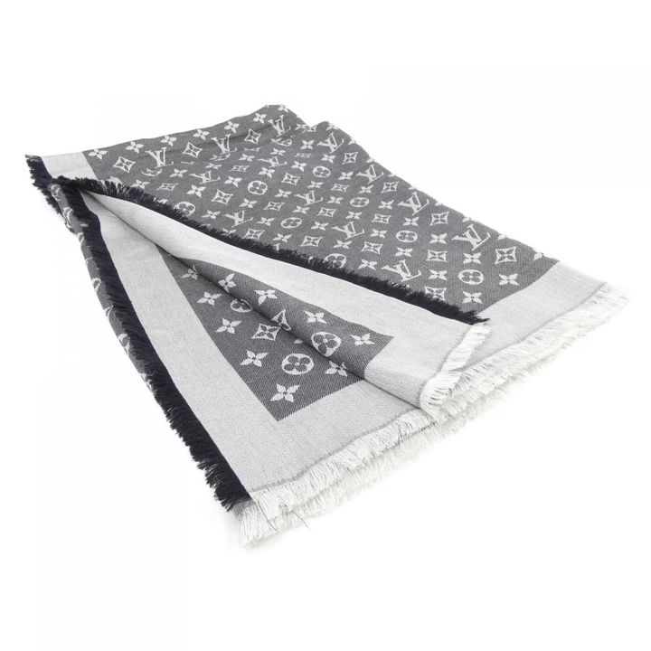 ルイ・ヴィトンのショール・モノグラムデニム