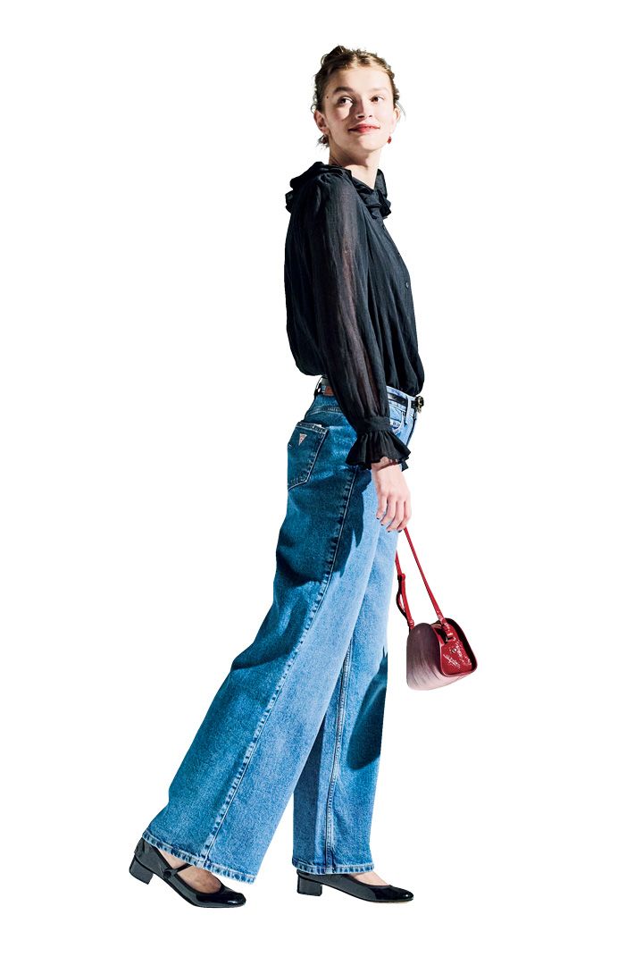 今日から10月！まだ暑いけど、シースルーのブラウスで秋気分【本日のFUDGE GIRL-10月1日】