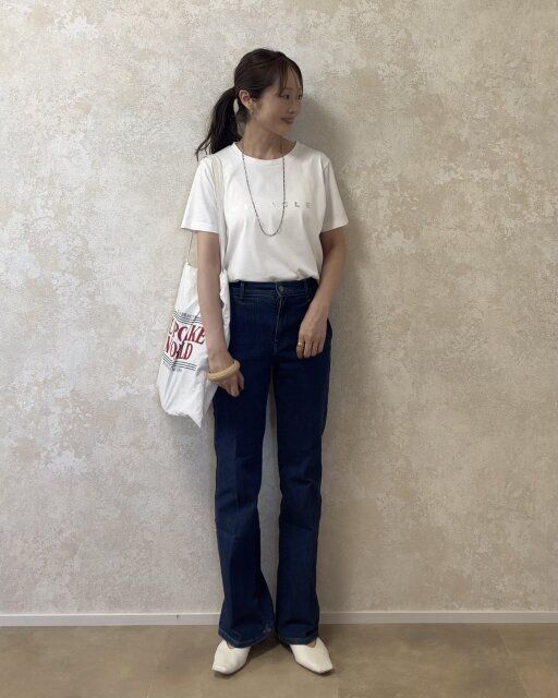 着回しコーデ②スタイルアップが叶う大人カジュアルコーデ