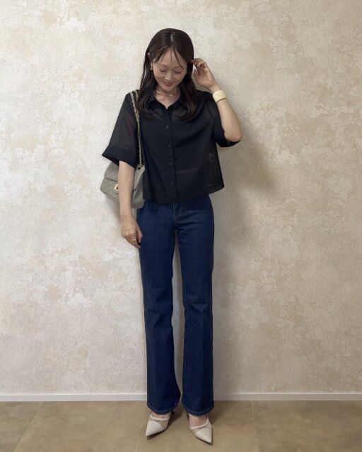着回しコーデ①大人の抜け感デニムコーデ