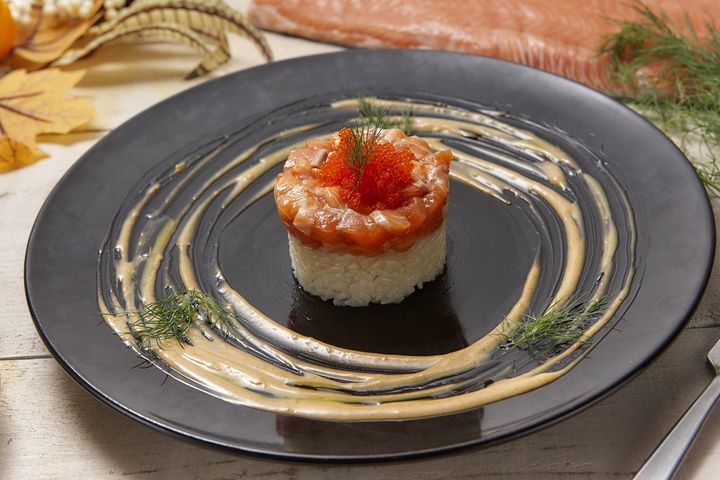 時を知らぬ鮭のSUSHI