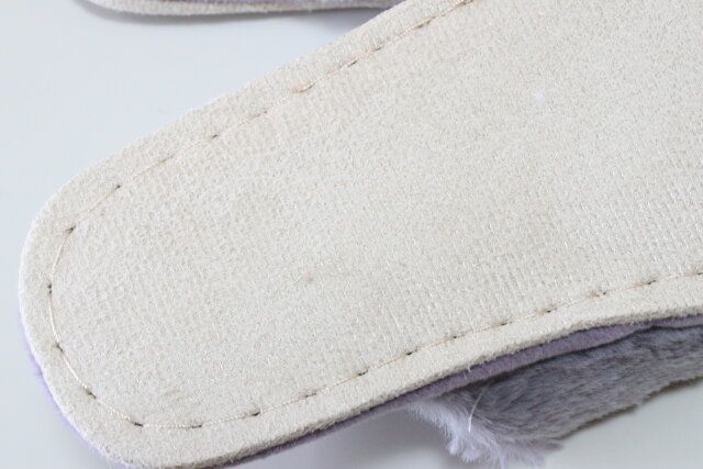 外縫いスリッパ（ラビット） 裏面